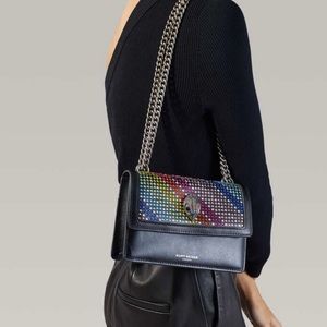 Rainbow Embellished Cross Body Bag